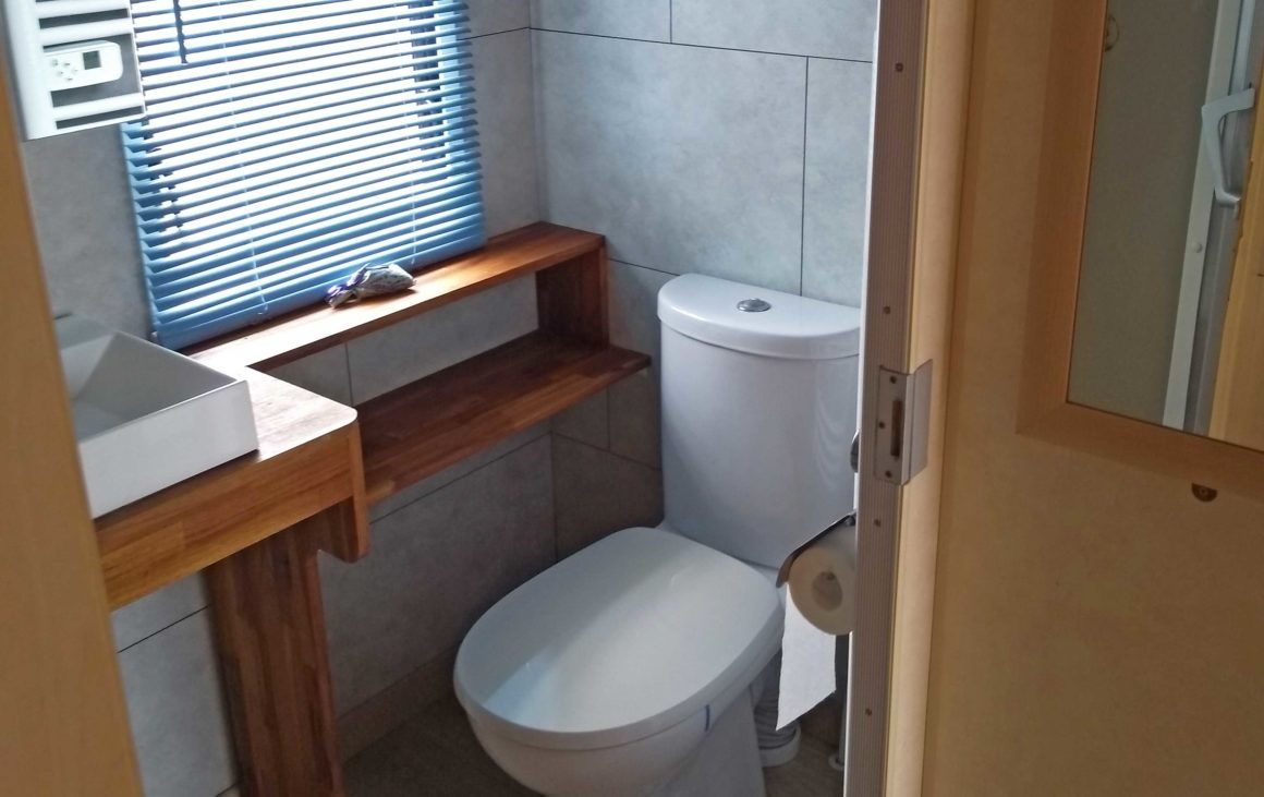 Achat mobil home toilette Willerbeg Baie de Somme